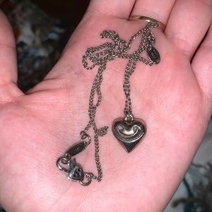 Juicy Couture heart necklace